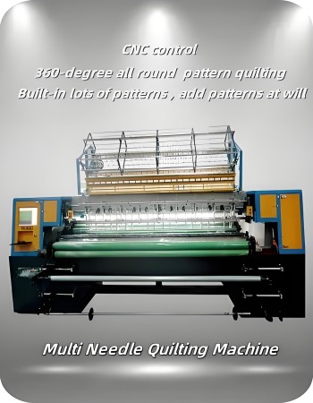 multi needle quilting machine