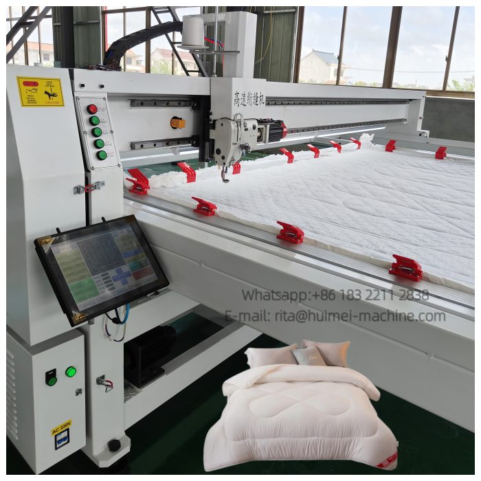 computerized single needle quilting machine