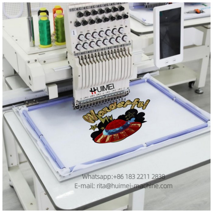embroidery machine single head