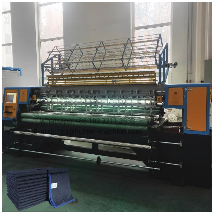 multi needle quilting machine
