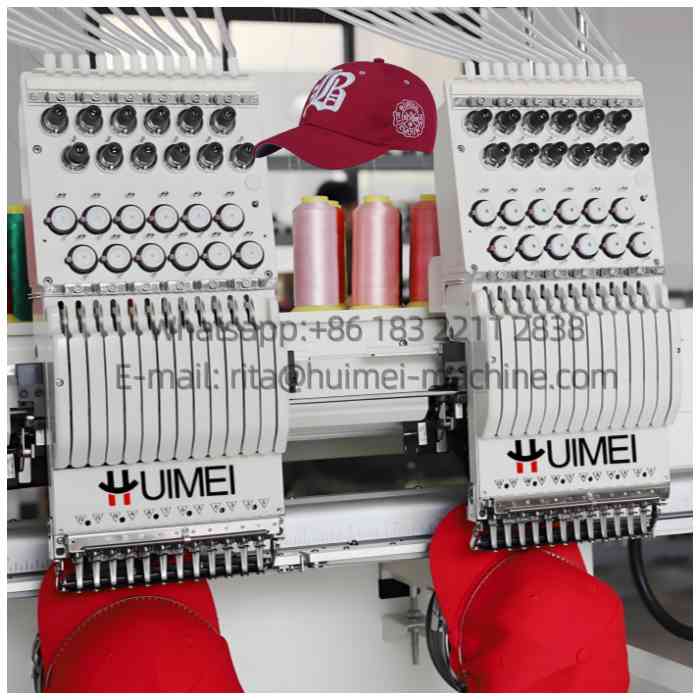 2 head embroidery machine