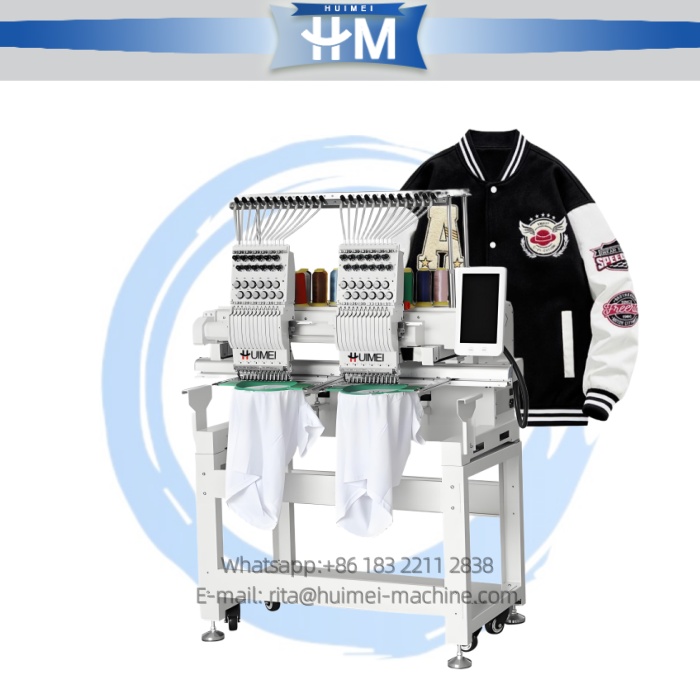 2 head embroidery machine