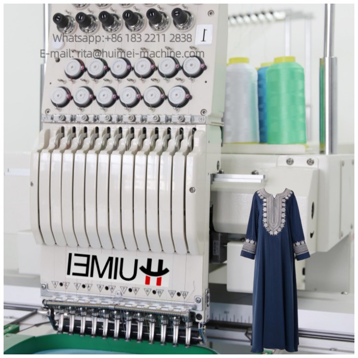 single head embroidery machine