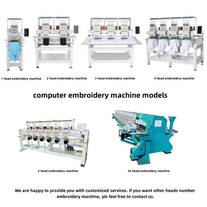 embroidery machine 12 head