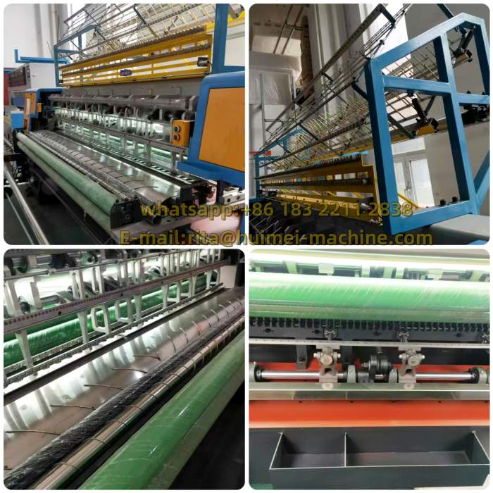 multi needle quilting machine