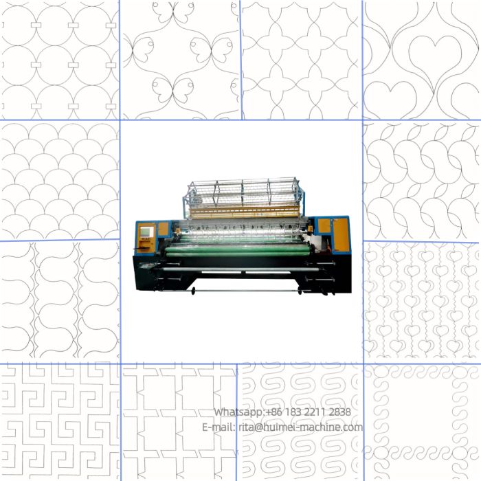 shuttle multi needle quilting machine
