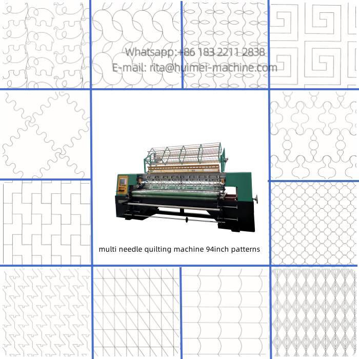 multi needle quilting machine 94 inch