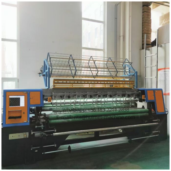 Lock stitch multi needle quilting machine