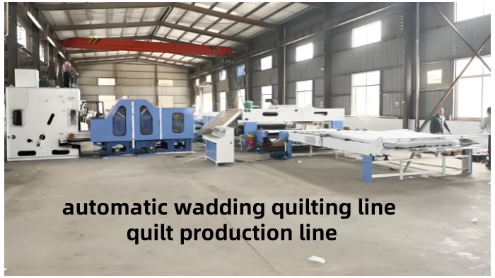automatic wadding quilting line quilt production line