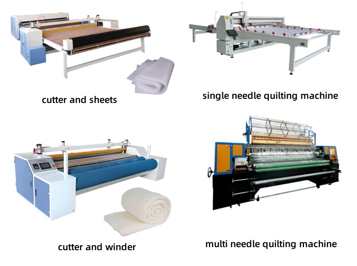 nonwoven wadding production line