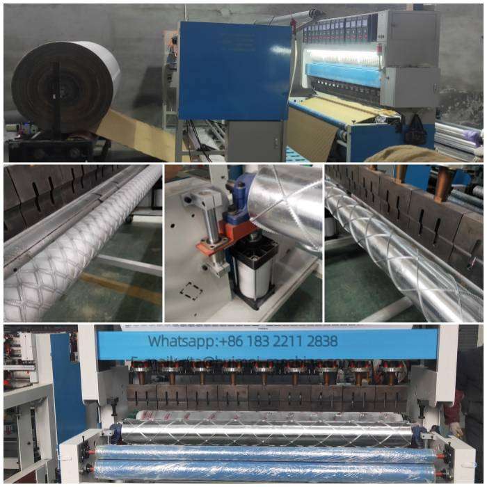 ultrasonic quilting machine with cutter