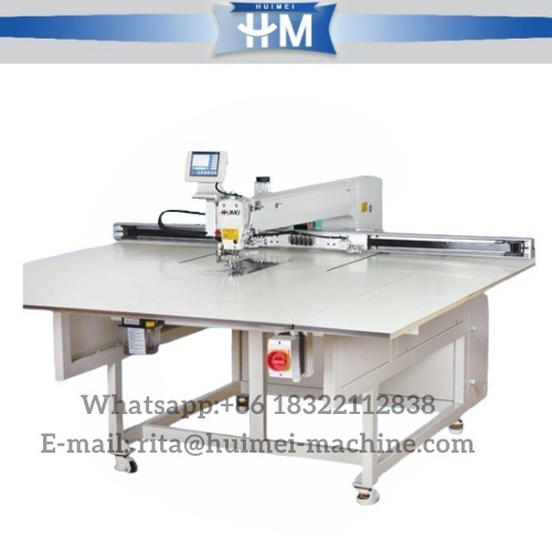 Automatic long arm quilting machine for leather or fabric